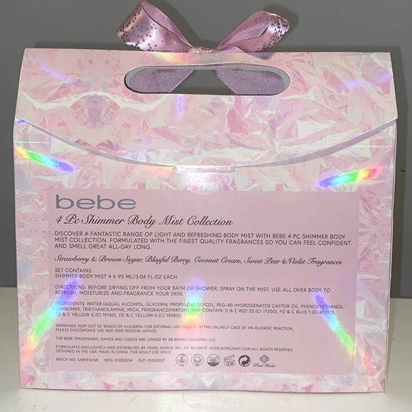 bebe 4 PC Body Shimmer Collection - Picture 2 of 3